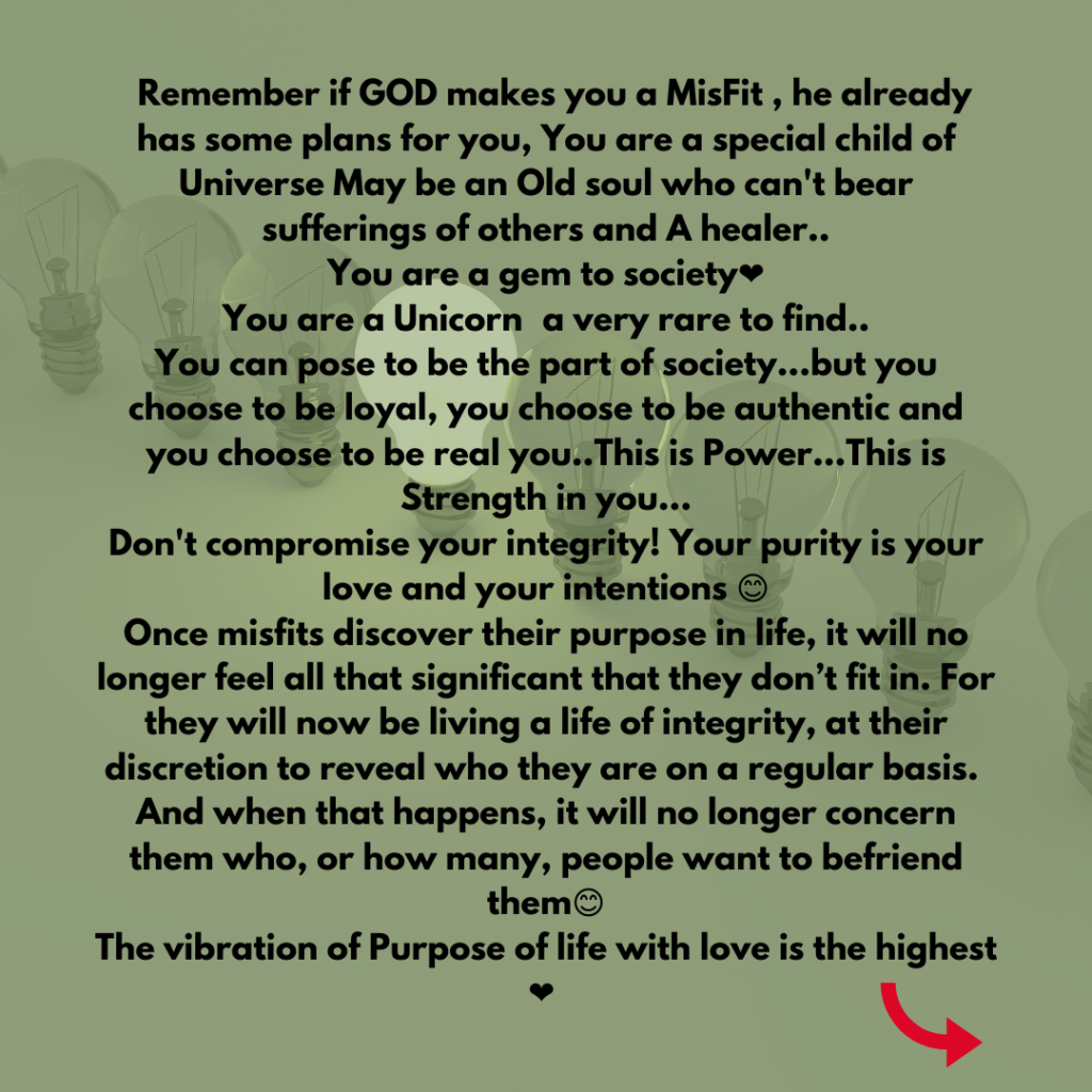 Are you a misfit? manjit sargam chawla